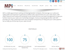 Tablet Screenshot of mpi-impact.com